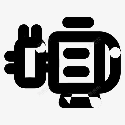 电动泵电动机械svg_新图网 https://ixintu.com 电动 电动机 机械 供水 家用电器