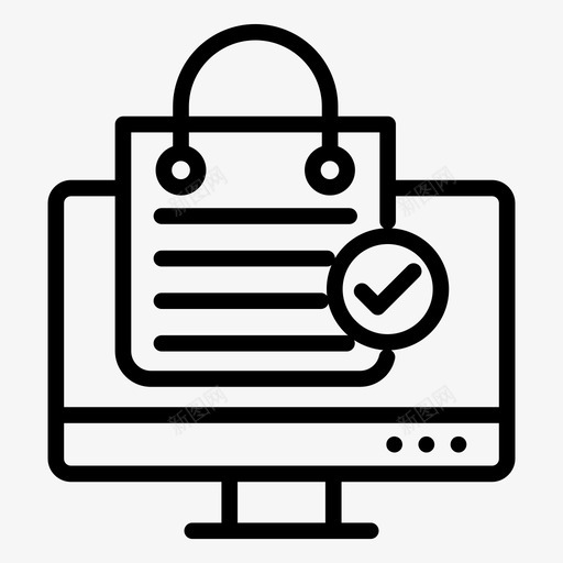 提交订单在线订单订单批准svg_新图网 https://ixintu.com 订单 提交 在线 批准 预订 接受 购物 商务 向量 图标