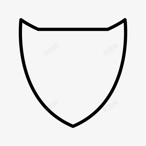 盾牌徽章标签svg_新图网 https://ixintu.com 徽章 盾牌 标签 护盾行