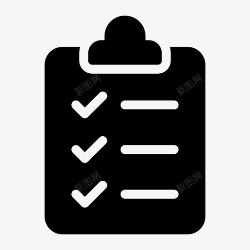 清单剪贴板文档svg_新图网 https://ixintu.com 清单 剪贴板 文档 工作 作表 任务 列表 电子商务