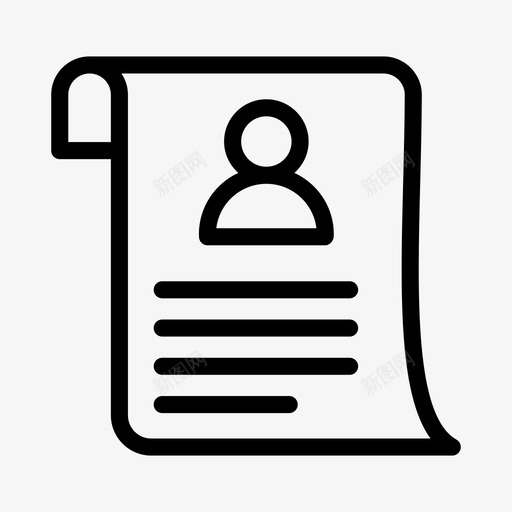 用户纸张文档页面svg_新图网 https://ixintu.com 用户 纸张 文档 页面 工作 作表 自定义 开发 线图 图示