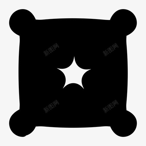 枕头床毯子svg_新图网 https://ixintu.com 枕头 毯子 垫子 睡觉