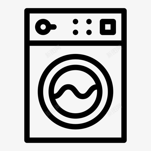 洗衣机布料电子产品svg_新图网 https://ixintu.com 洗衣机 布料 电子产品 洗衣