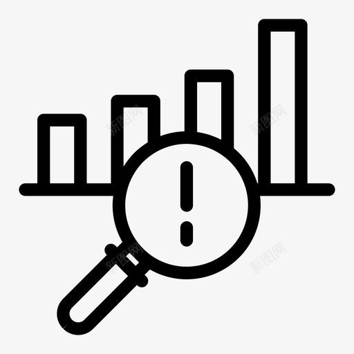 错误图表警报图表svg_新图网 https://ixintu.com 图表 错误 警报 警告 业务 分析