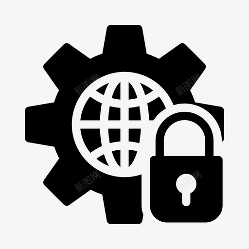 全局设置锁定私人安全svg_新图网 https://ixintu.com 全局 设置 锁定 私人 安全 商业保险 一行 字形