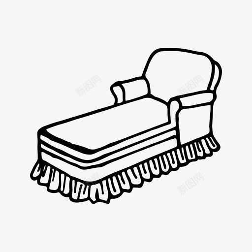 椅子家具手绘svg_新图网 https://ixintu.com 椅子 家具 手绘 沙发