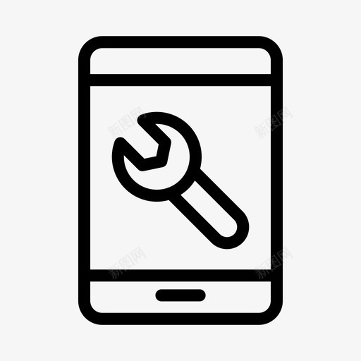移动设置开发修复svg_新图网 https://ixintu.com 移动 设置 开发 修复 自定义 线图 图示