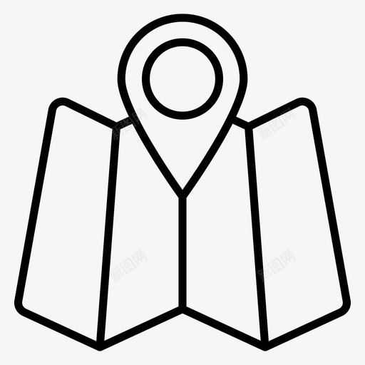 查找我们找到我们位置svg_新图网 https://ixintu.com 位置 我们 地图 查找 找到 标记 指针 导航 引脚 商业 金融