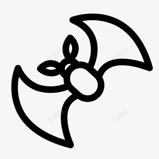 蝙蝠动物生物svg_新图网 https://ixintu.com 万圣节 蝙蝠 动物 生物 神秘 第一 一卷