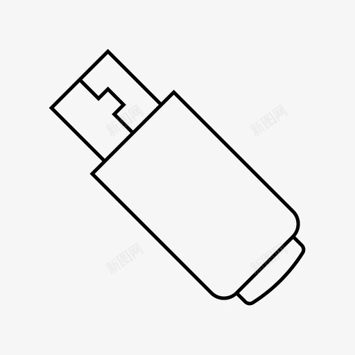 U盘U盘轮廓和字形svg_新图网 https://ixintu.com 盘盘盘 轮廓 字形