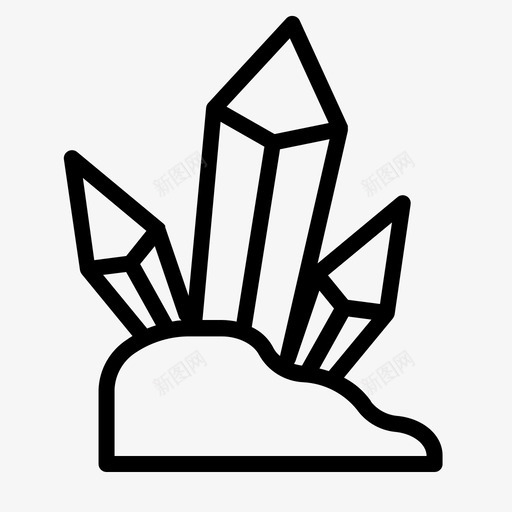 钻石开采矿区采石场svg_新图网 https://ixintu.com 钻石 开采 矿区 采石场 采矿 大纲