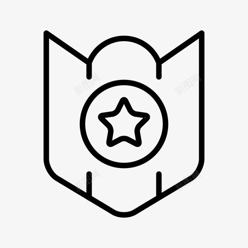 护盾徽章防护svg_新图网 https://ixintu.com 护盾 徽章 防护 皇家 安全 护盾号