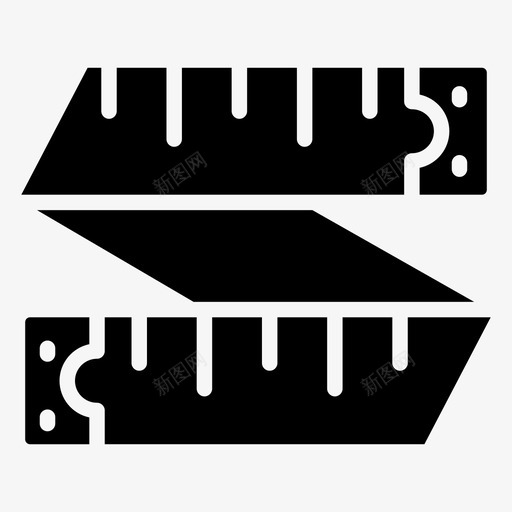标尺测量构造设备svg_新图网 https://ixintu.com 标尺 测量 构造 设备 工具 字形 图标