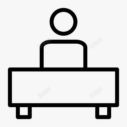 接待员顾问字库svg_新图网 https://ixintu.com 接待员 顾问 字库 服务台 酒店 办公室