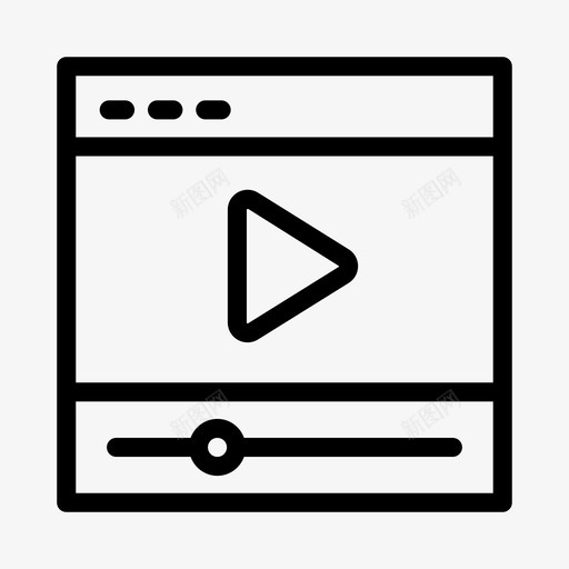在线视频市场营销搜索引擎优化svg_新图网 https://ixintu.com 在线视频 搜索引擎 优化 网络 市场营销 数字 营销 字形