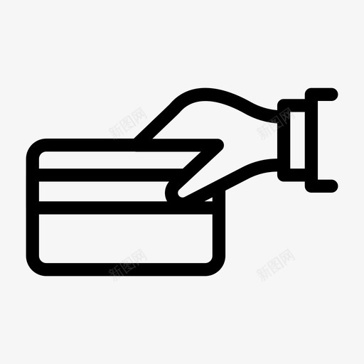 支付信用卡借记卡刷卡svg_新图网 https://ixintu.com 支付 信用卡 借记卡 刷卡 数字 营销