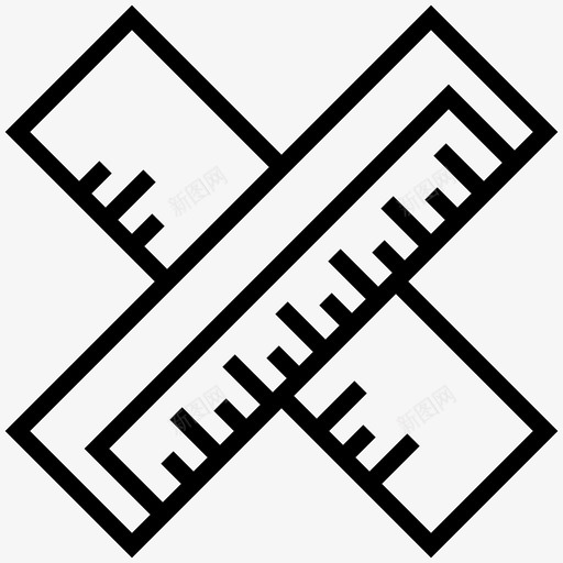 尺子厘米长度svg_新图网 https://ixintu.com 尺子 厘米 长度 测量 比例尺 图形设计 工具 线条