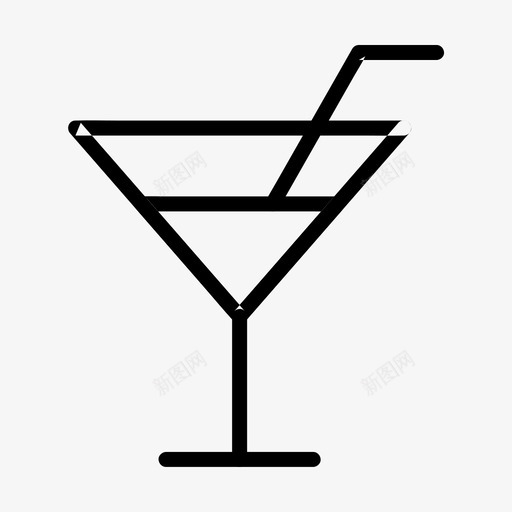 酒吧酒鸡尾酒svg_新图网 https://ixintu.com 酒吧 鸡尾酒 饮料 玻璃杯 最受 受欢迎