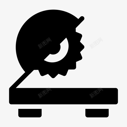 刀片切割设备锯svg_新图网 https://ixintu.com 刀片 切割 切割设备 工具 施工 字形