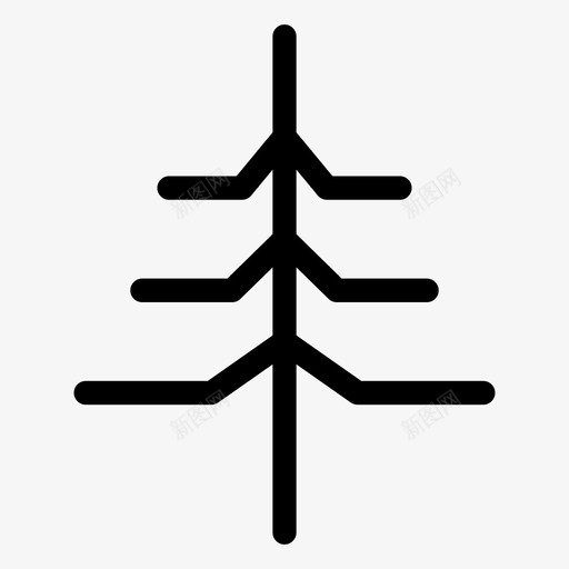 树森林树叶svg_新图网 https://ixintu.com 树叶 森林 自然 室外 设计 第卷