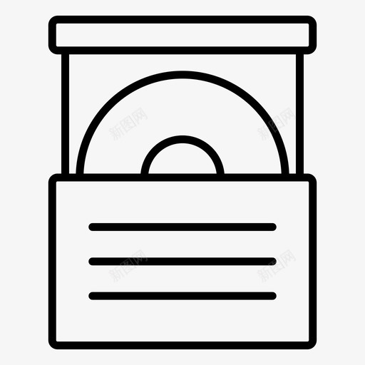 光碟光碟机储存装置svg_新图网 https://ixintu.com 光碟机 光碟 储存 装置 一套 电子 电器 向量 图标