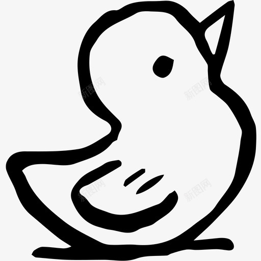 鸭子可爱小鸭svg_新图网 https://ixintu.com 鸭子 可爱 小鸭 手绘 橡皮