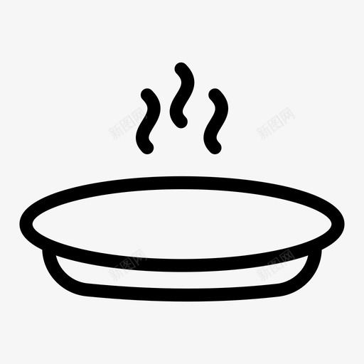 热馅饼美味食物svg_新图网 https://ixintu.com 馅饼 食物 美味 甜食 字形