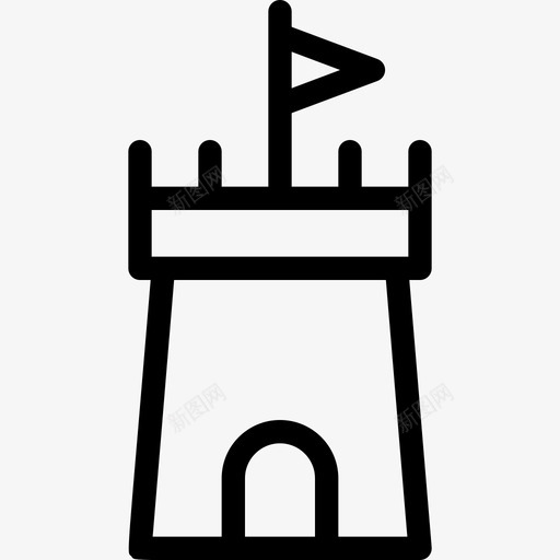 城堡爱情关系svg_新图网 https://ixintu.com 情人节 城堡 爱情 关系塔