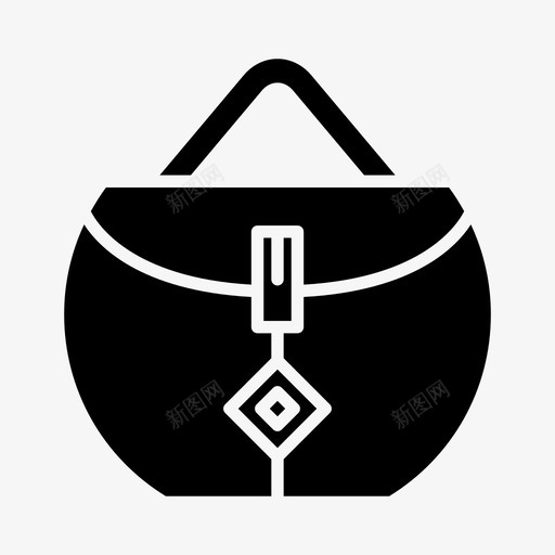 手提包奢侈品购物袋svg_新图网 https://ixintu.com 手提包 奢侈品 购物袋 购物 纯色