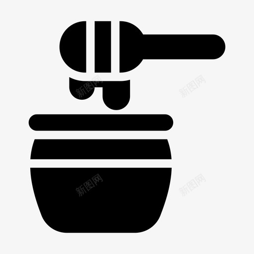 蜂蜜梳美味甜蜜svg_新图网 https://ixintu.com 蜂蜜 美味 甜蜜 巧克力 甜点 点线 字形