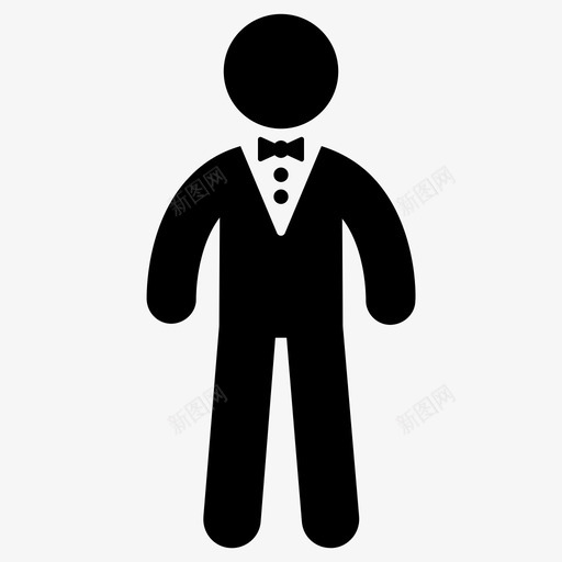 新郎未婚夫绅士svg_新图网 https://ixintu.com 新郎 未婚夫 绅士 已婚 婚礼