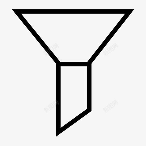 icon漏斗图svg_新图网 https://ixintu.com 漏斗