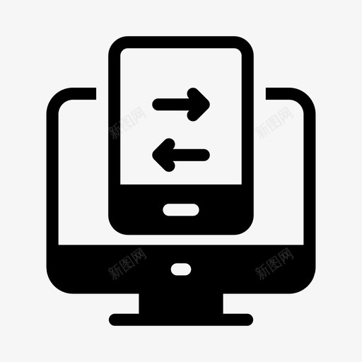 文件共享数据传输lcdsvg_新图网 https://ixintu.com 文件 共享 数据传输 移动 屏幕 自定义 开发 字形