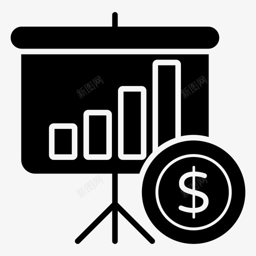 财务分析业务报告业务统计svg_新图网 https://ixintu.com 业务 财务分析 报告 数据 统计 数据分析 信息 财务 实心 图标