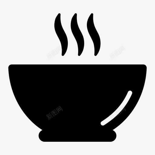 肉汤食物食物碗svg_新图网 https://ixintu.com 食物 肉汤 汤汤 饮料 集合 字形 向量 图标