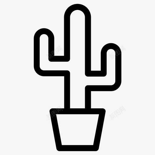 仙人掌仙人掌壶沙漠svg_新图网 https://ixintu.com 仙人掌 沙漠 室内 植物 夏季