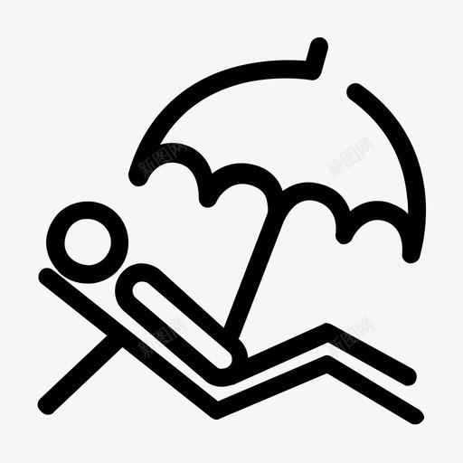 悠闲svg_新图网 https://ixintu.com 悠闲