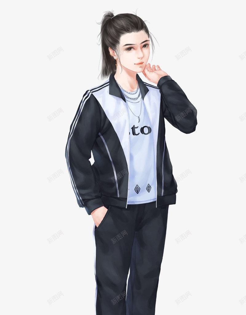 不良少年校服l2png免抠素材_新图网 https://ixintu.com 不良少年 校服