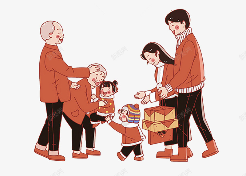 回娘家png免抠素材_新图网 https://ixintu.com 娘家
