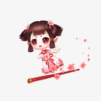 小桃夭png免抠素材_新图网 https://ixintu.com 小桃