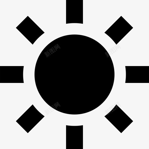 太阳炎热季节svg_新图网 https://ixintu.com 太阳 炎热 季节 夏天 天气