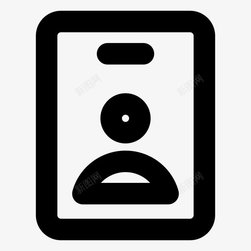 员工卡身份证学生证svg_新图网 https://ixintu.com 传媒 员工 图标 大众 学生证 学生证制作素材 新闻 线路 详细 身份证