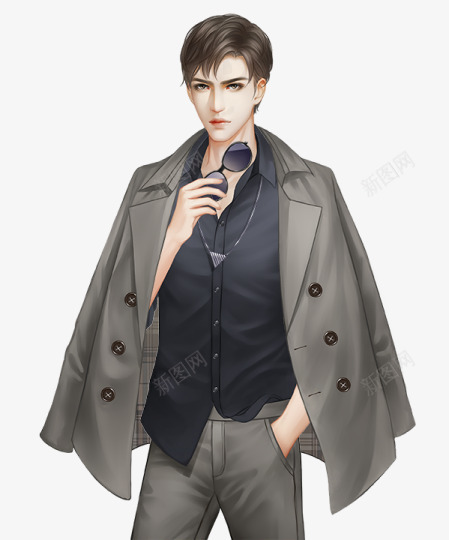 冷漠男子I2png免抠素材_新图网 https://ixintu.com 冷漠 男子