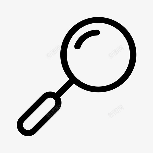 放大镜分析识别svg_新图网 https://ixintu.com 放大镜 分析 识别 观察 研究 强大