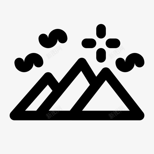 山地野营小山svg_新图网 https://ixintu.com 小山 旅游 山地 野营 度假