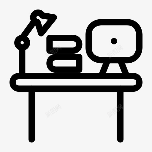 桌面台式电脑工作svg_新图网 https://ixintu.com 桌面 台式电脑 工作 工作站 在线学习