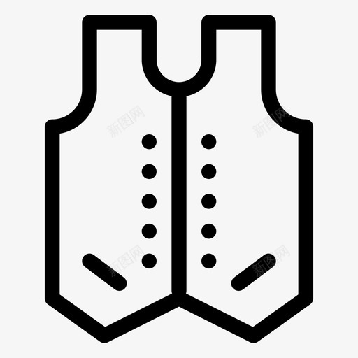 马甲布料时装svg_新图网 https://ixintu.com 马甲 布料 时装 夹克 服装 套装 系列