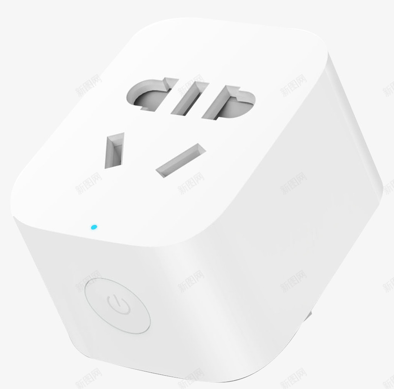 米家智能插座WiFi版png免抠素材_新图网 https://ixintu.com 米家 智能 插座