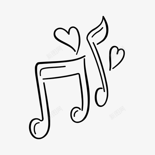 音乐音频乐器svg_新图网 https://ixintu.com 音乐 音频 乐器 播放器 声音 可爱 爱的 图标