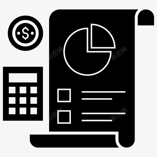 销售报告分析报告业务分析svg_新图网 https://ixintu.com 报告 业务 销售 图标 分析报告 分析 文件 财务 集合